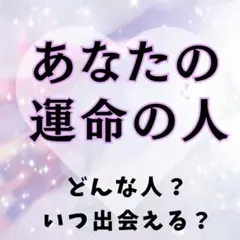 【24時間以内鑑定】運命の人を引き寄せる恋愛鑑定/未来の恋を霊視/婚活/出会い