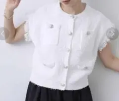 TORRAZZO DONNAファンシーニットベスト