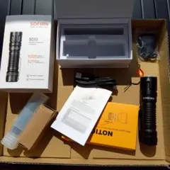 sofirn SC33　フラッシュライト 懐中電灯　純正予備電池２本セットのサムネイル