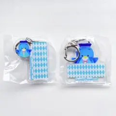 サンリオピューロランド限定ガチャ タキシードサム アクリルキーホルダー 2点