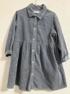 ZARA キッズ コーデュロイ ワンピース 110cm