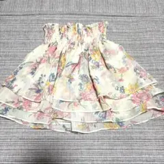 再！値下げ【美品】RALPH LAUREN フラワープリント スカート 110