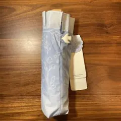 晴雨兼用 折りたたみ傘　花柄　ブルー　お値下げ不可