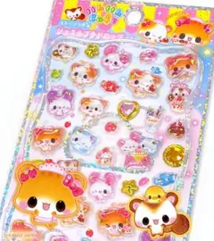 【新品】ストーンつき ジュエルプチドロップ ハムハムカフェシール カミオジャパン