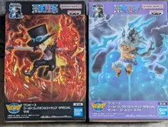 ワンピース ワールドコレクタブルフィギュア 2体セット　サボ　ルフィ