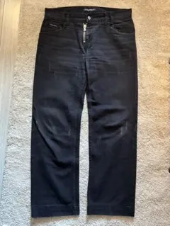 dolce&gabbana フロントジップ ドルガバ 黒デニムパンツ hyde