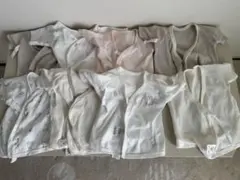 ベビー短肌着　50-60cm　8着セット　新生児