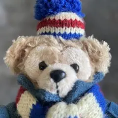 ダッフィー　ぬいぐるみ バッチ