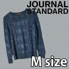 JOURNAL STANDARD ニットセーター 青色　Mサイズ