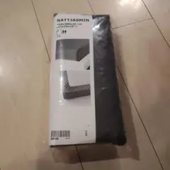 IKEA NATTJASMIN ボックスシーツ クイーン ダークグレーのサムネイル