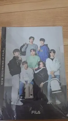 FILA BTS コラボクリアファイル 8枚セット