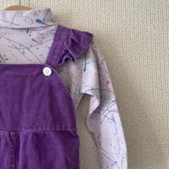 vintage shop購入　サロペットとタートルのセット　8090