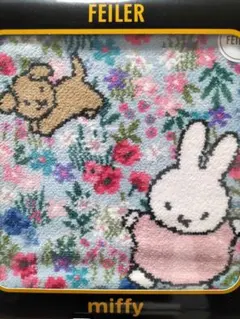 FEILER miffy 花柄ハンカチ