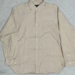 Ralph Lauren ギンガムチェックシャツ ベージュ