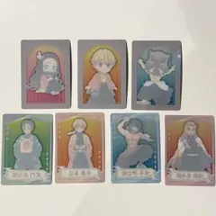 鬼滅の刃 ナムコ 特典 クリアカード 7枚セット 2021年