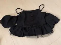 ブラック ビスチェ オフショルダー