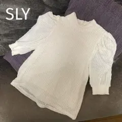 スライ　SLY PUFF SLEEVE GATHER CUT トップス