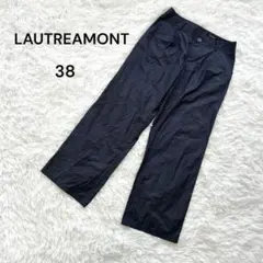 【ロートレアモン】38(M) レディース　ナイロンパンツ　カジュアル　ネイビー