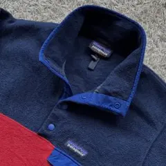 【GW限定】Patagonia　シンチラスナップT　メンズXXS　ネイビーレッド