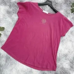 JILLSTUART ビジューロゴTシャツ ピンク フリーサイズ