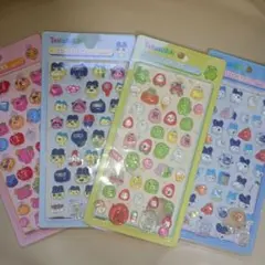 タマゴッチ　Tamagotchiステッカー 4シートセット　硬い　タイムセール