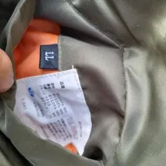 歳末セールリバーシブルジャケット LL オリーブ/オレンジ