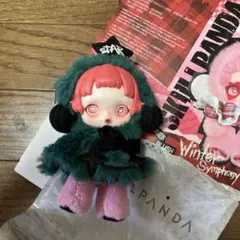メ*イ様 スカルパンダ SKULLPANDAぬいぐるみペンダント partita