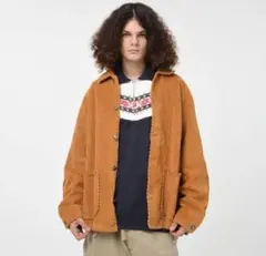 BOWWOW WOVEN SUEDE COVERALL レザージャケット