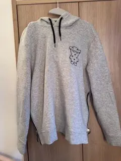 【ショコレート様】EMPORIO ARMANI ベア刺繍 パーカー グレー