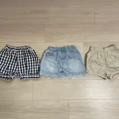 プティマイン、無印、ユニクロ　ショートパンツ