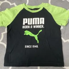 PUMA Tシャツ 130 黒/緑