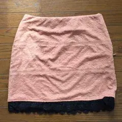 ☆ 未使用 LIPSERVICE レースミニスカート ピンクベージュ