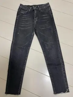 スキニーデニムブラックS