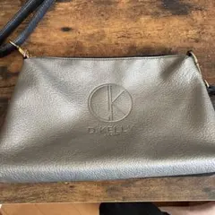 D.KELLY グレー ショルダーバッグ