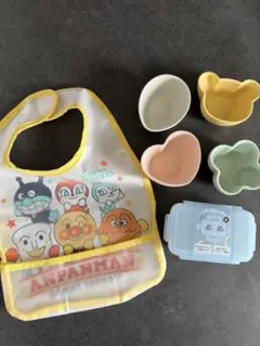 アンパンマンエプロン　離乳食