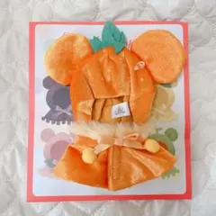 ディズニーストア シークレットポンチョ オレンジ みかん