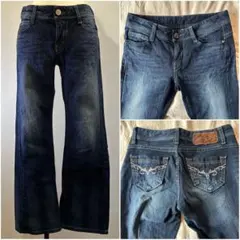 00s archive denim flare pants