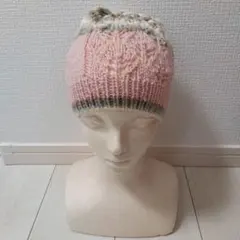 ハンドメイド　ニット帽