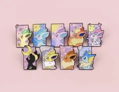 2. ポケモン☆ブイズ☆イーブイフレンズ☆ピンバッジ☆9点セット