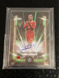 Topps Chrome ファン・ダイク 直筆サイン 99枚限定