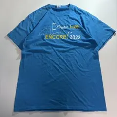 F4 Playlist LIVE! 2022 プリントTシャツ ブルー