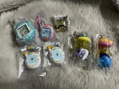 たまごっち　ガチャ　めじるし　キーホルダー　セット