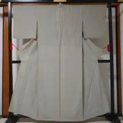 269R 夏物着物　正絹　色無地　紋無し　紗綾形　カジュアル　お茶席　似