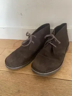 値下げ-Clarks キッズ　ブラウン スエード チャッカブーツ UK 1