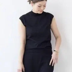 ドゥーズィエムクラス⭐︎ノースリーブハイネック ドゥーズィエムクラス】ノースリーブタートルニット 【公式通販】