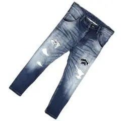 定価3.7万 wjk stretch tight knit デニムパンツ Mのサムネイル