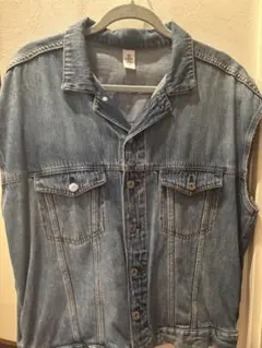 H&M デニムベスト ノースリーブジャケット アメカジのサムネイル