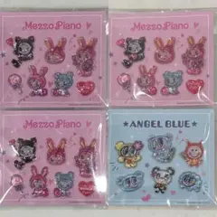 ぷっくりシール☆ナルミヤ【メゾピアノ・エンジェルブルー】4枚セット
