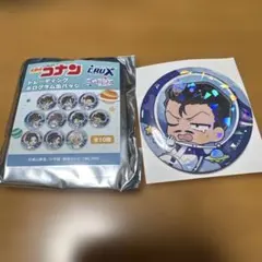 名探偵コナン ぷちコスモ ホログラム缶バッジ 毛利小五郎
