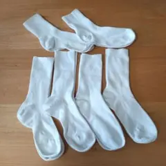 スクールソックス　ホワイト　ショートソックス　6足　新品未使用